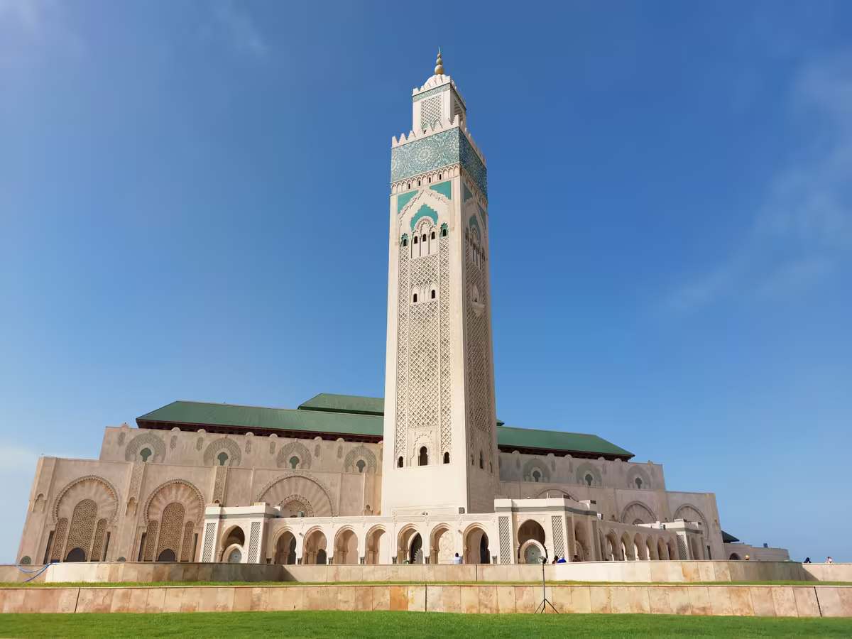 Mosquée Hassan II à Casablanca — création de site web à Casablanca par un développeur web freelance